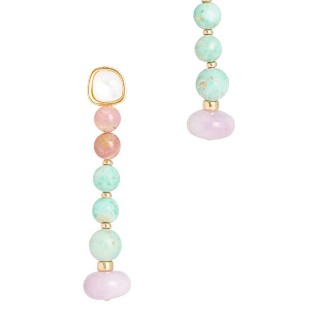 Lizzie Fortunato Costa Nova Turquoise Opal Earrings